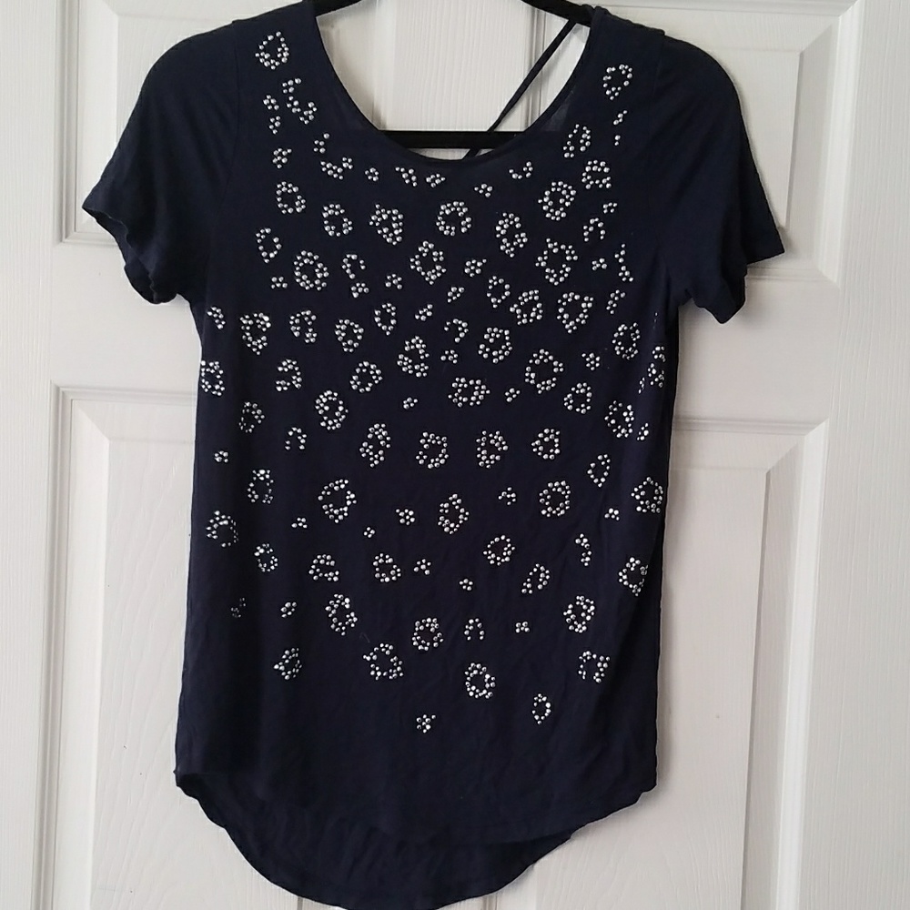 🛍4/15$$ Juicy Couture navy blue animal print